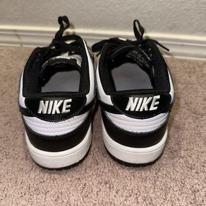 Nike dunk low “black and white”. Size 8.5
